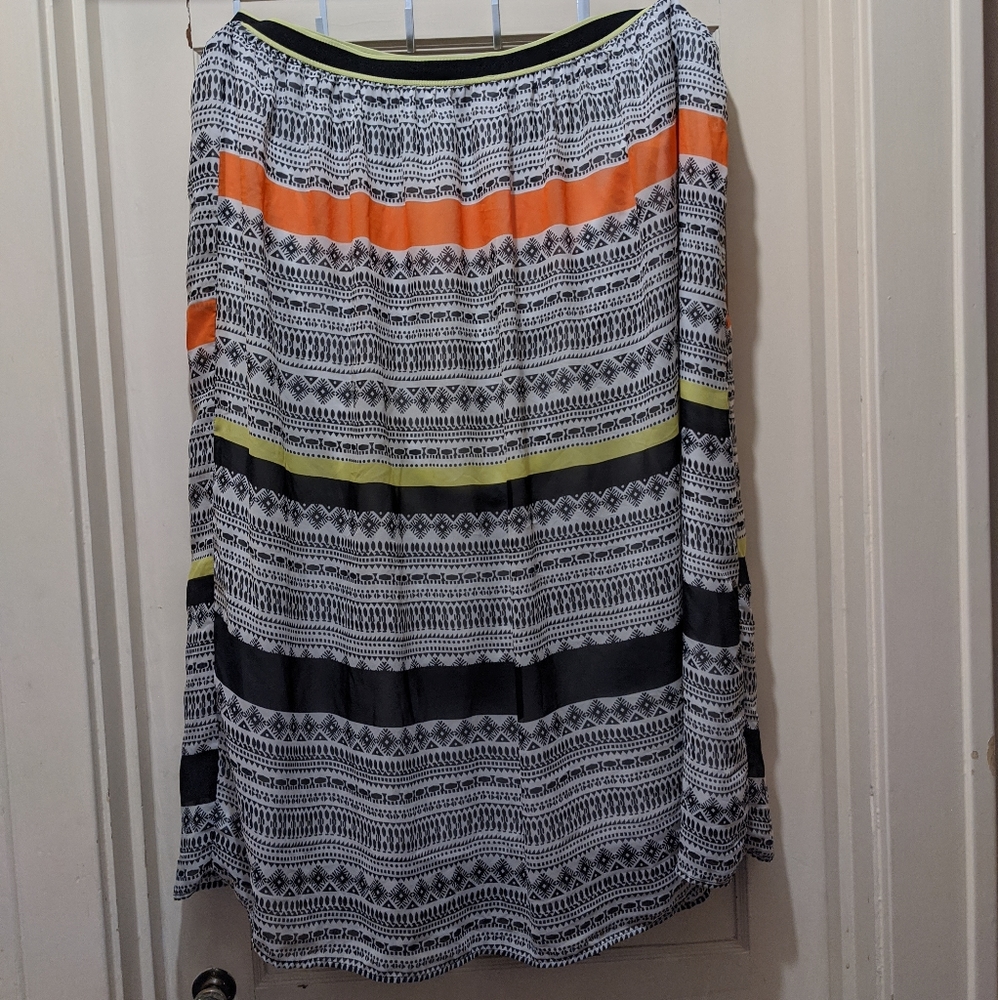 Maxi Tribal print skirt